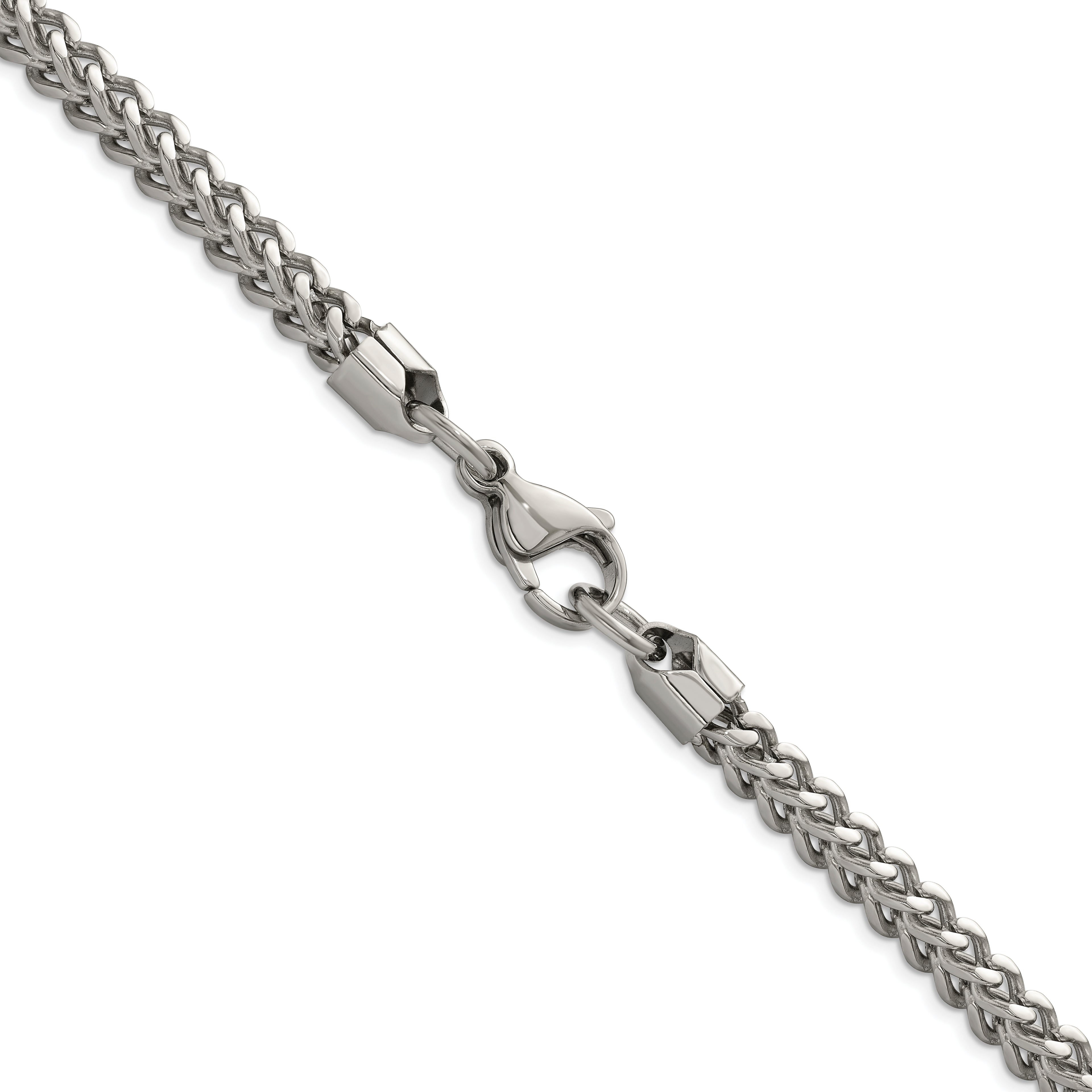 Stainless Steel Franco Chain Necklace 3mm