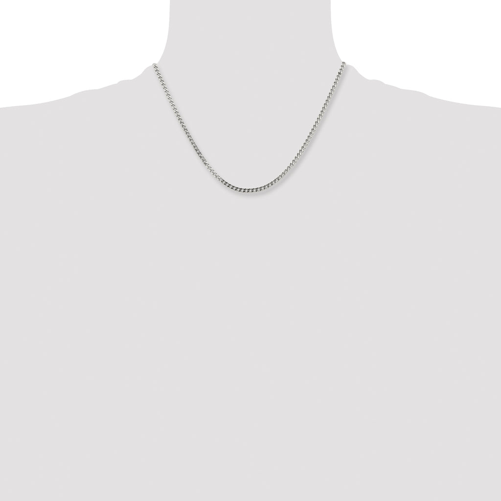 Stainless Steel Franco Chain Necklace 3mm