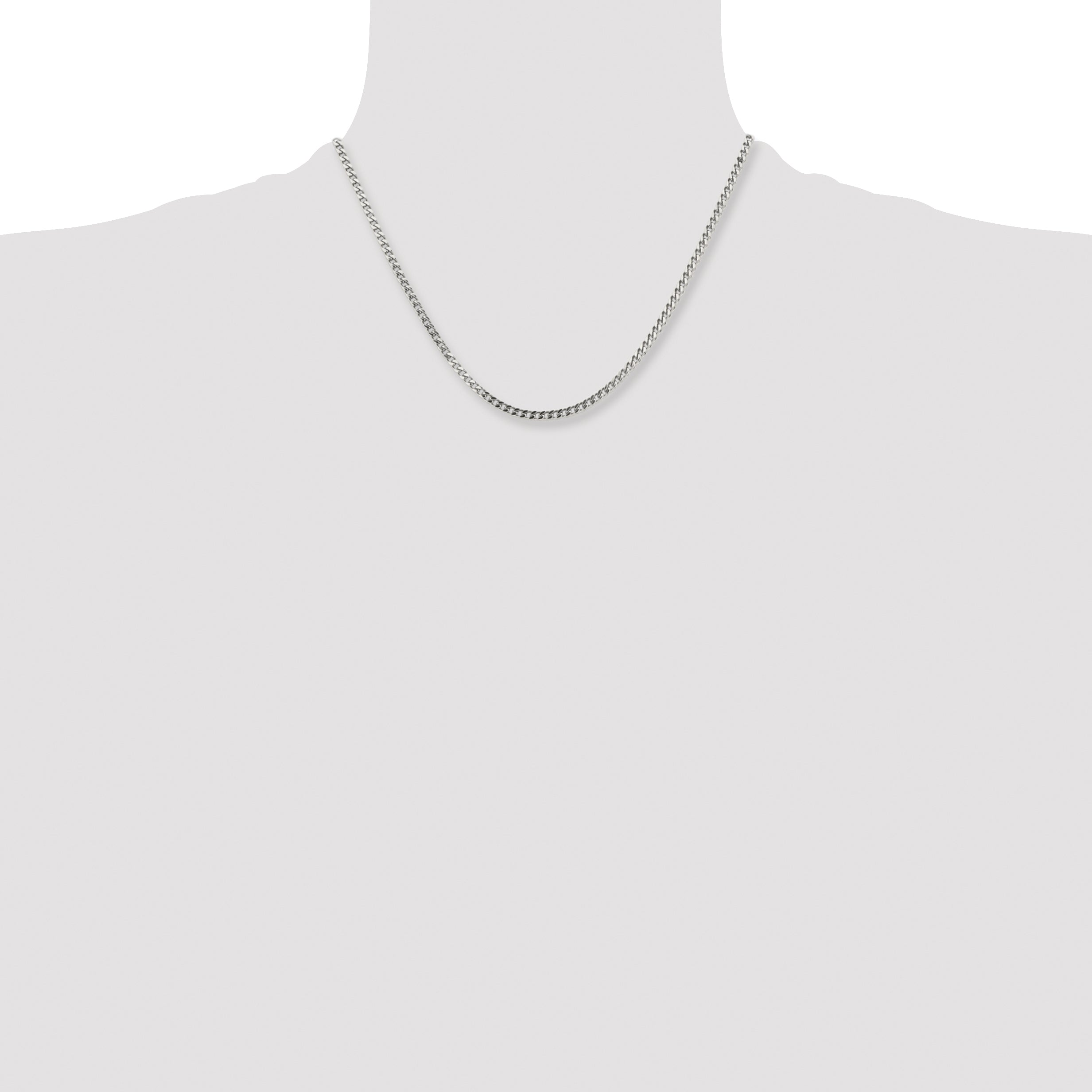 Stainless Steel Franco Chain Necklace 3mm