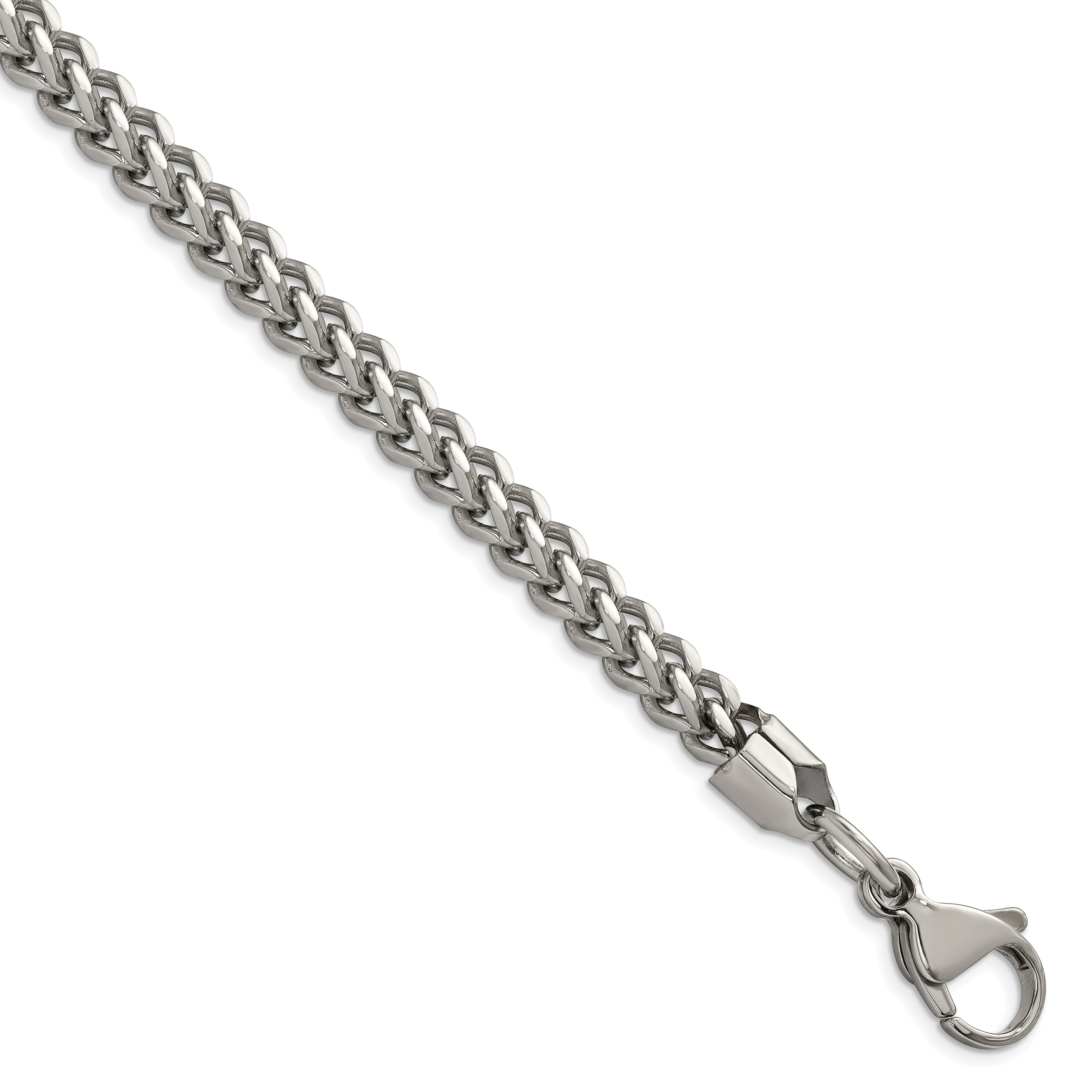 Chisel Stainless Steel Polished 3mm Franco Chain