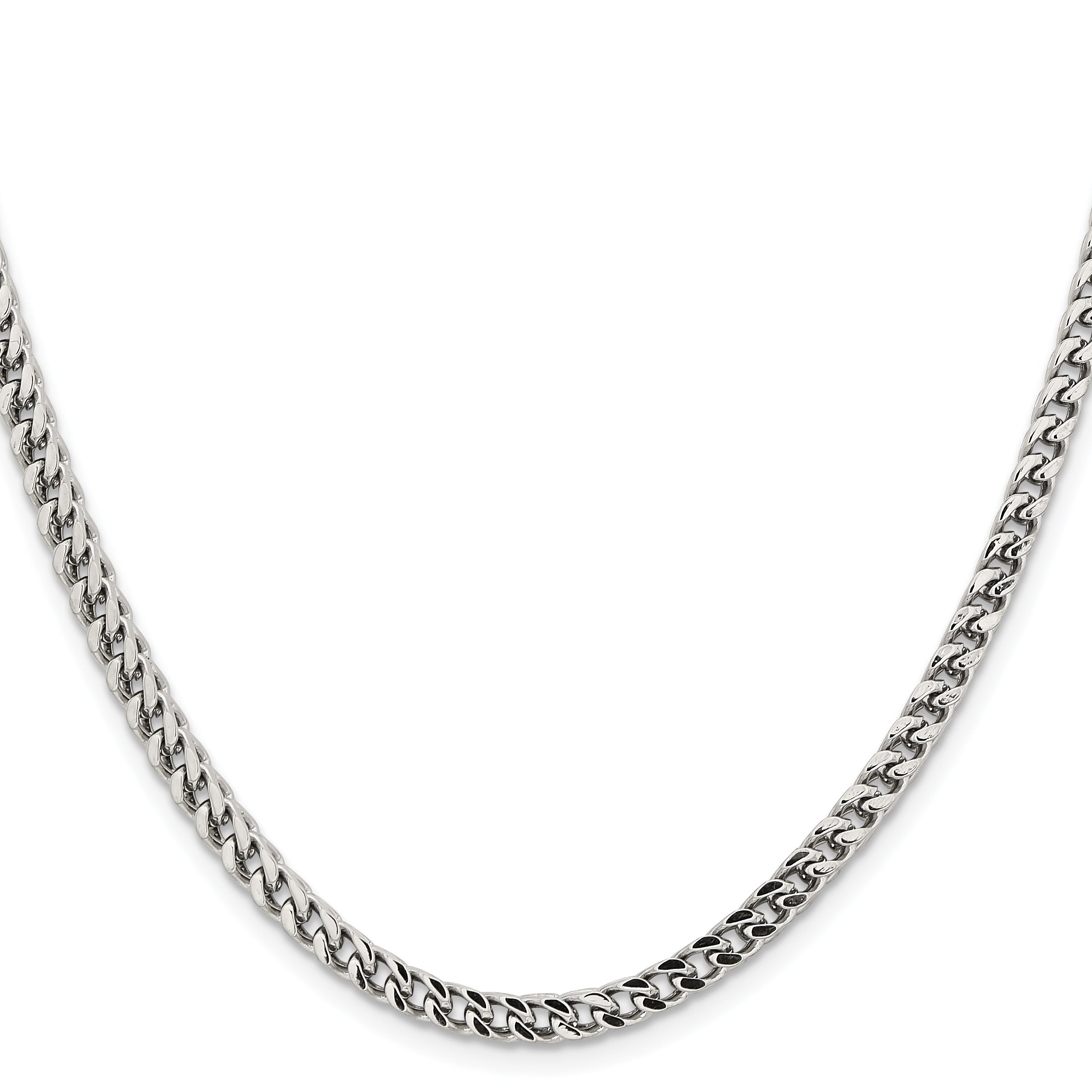 Chisel Stainless Steel Polished 4mm Franco Chain