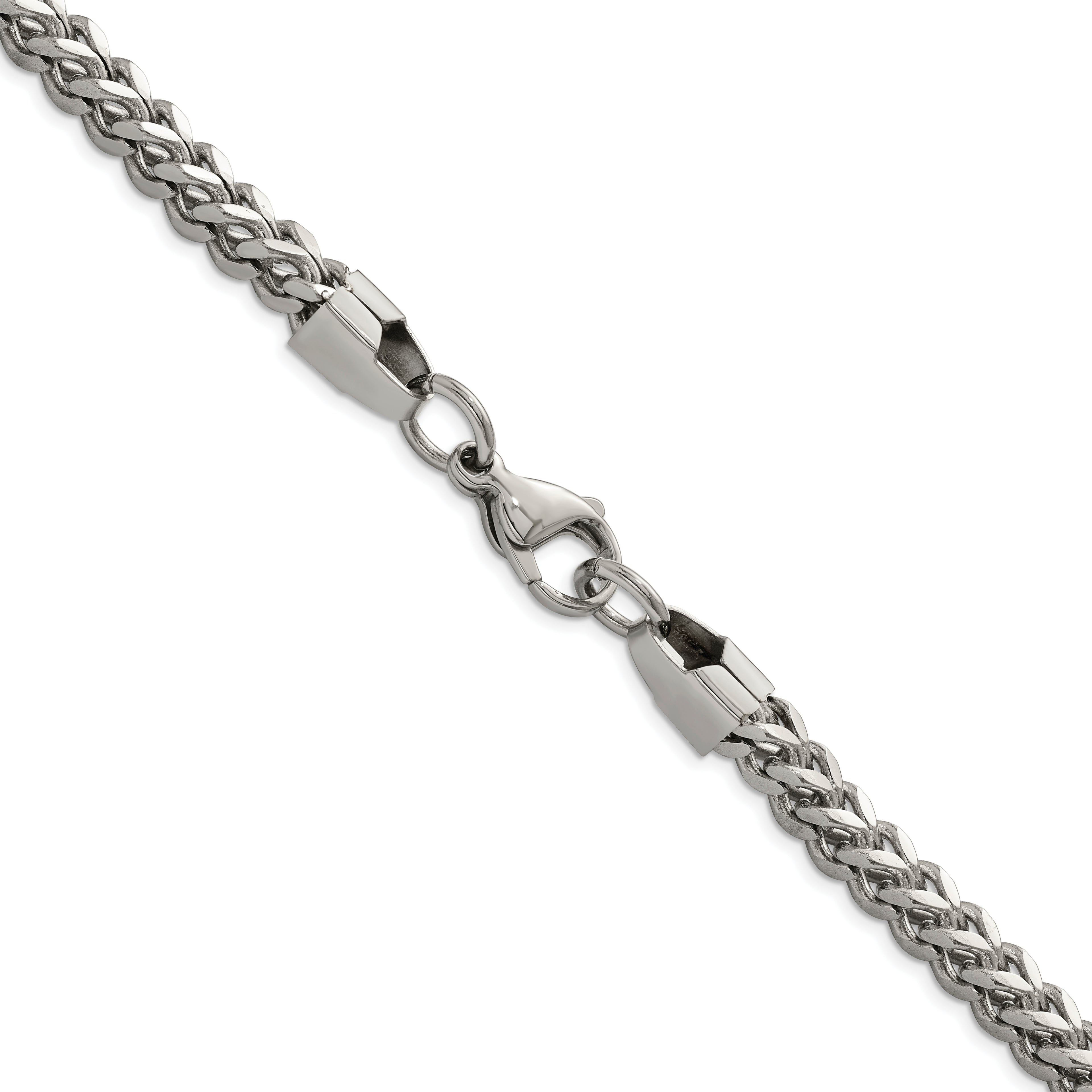 Chisel Stainless Steel Polished 4mm Franco Chain