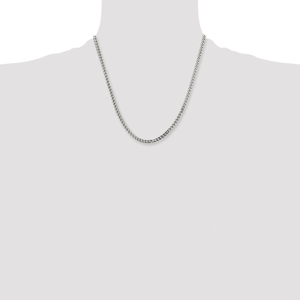 Stainless Steel Franco Chain Necklace 4mm