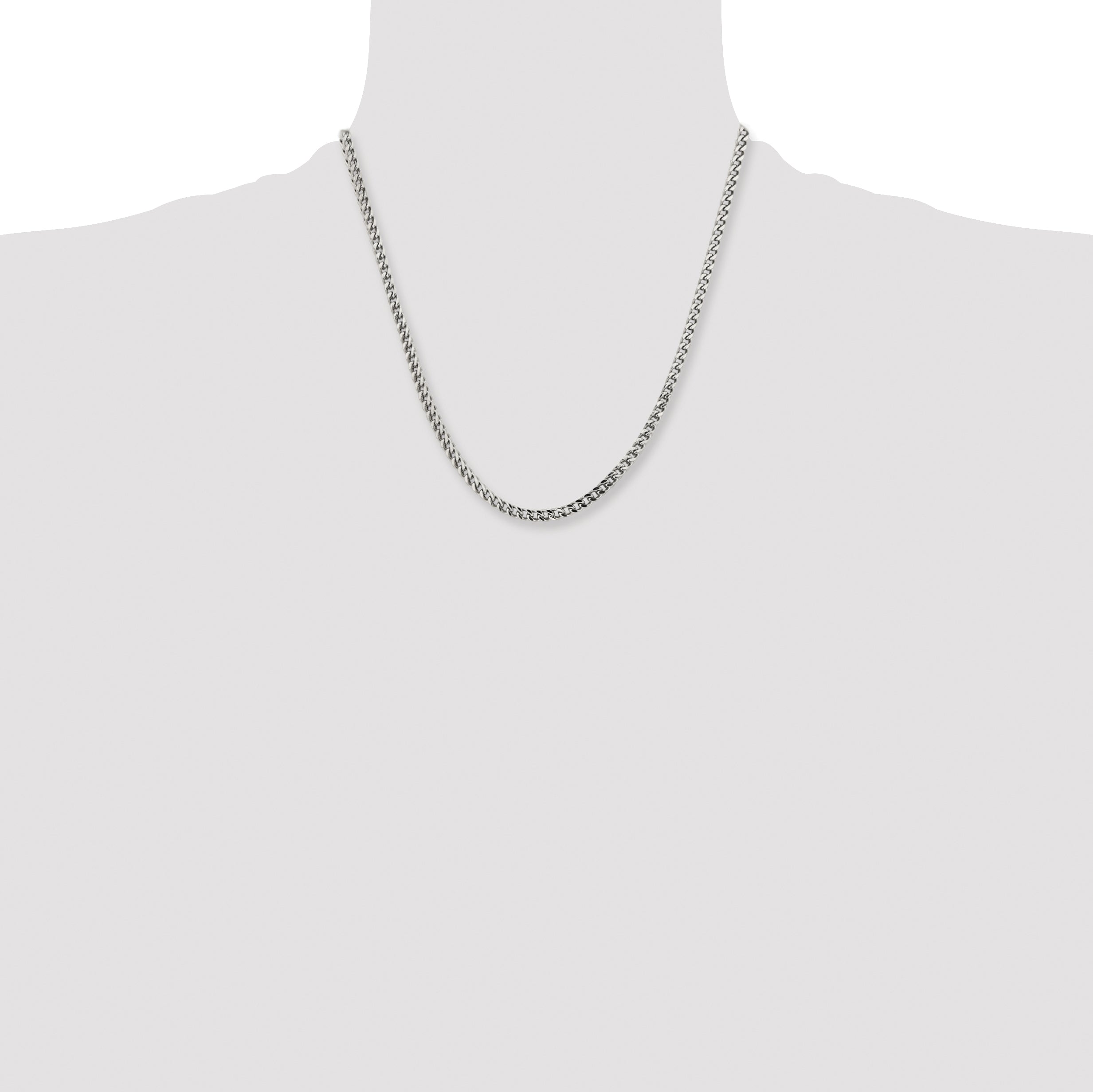 Stainless Steel Franco Chain Necklace 4mm
