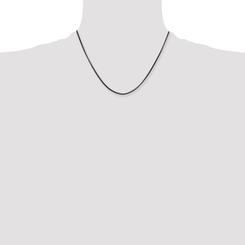 Stainless Steel Box Chain Necklace 2.5mm