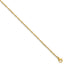 Chisel Stainless Steel Polished Yellow IP-platead Enlongated Open Link Paperclip 20 inch Chain Necklace