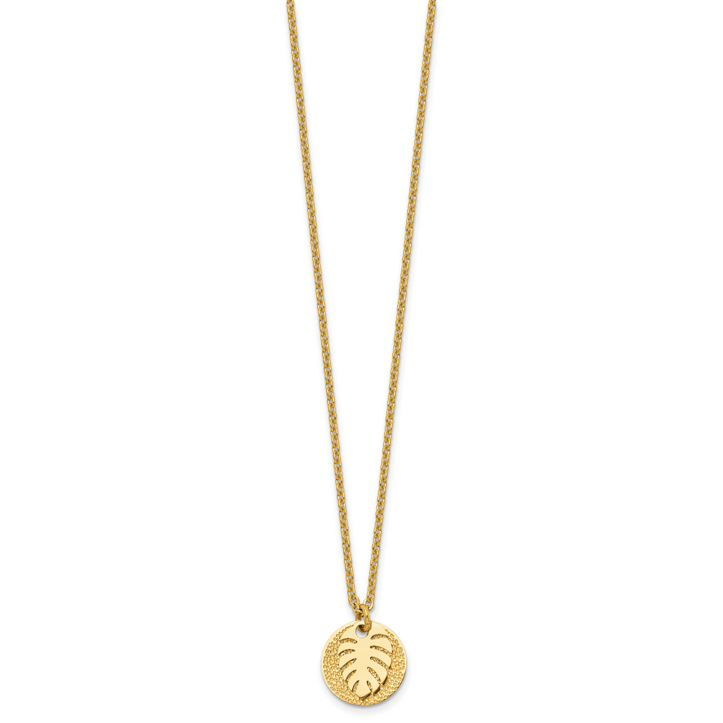 Stainless Steel Ion-Plated Cable Chain Necklace 2mm