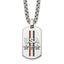 Men's Polished Star Stainless Steel Box Chain Pendant Necklace 3.5mm