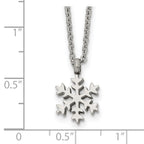 Polished Stainless Steel Cable Chain Pendant Necklace 1.5mm