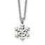 Polished Stainless Steel Cable Chain Pendant Necklace 1.5mm