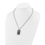 Men's Antiqued Skull Stainless Steel Cable Chain Pendant Necklace 3mm