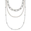 Polished Freshwater Cultured Pearl Stainless Steel Paperclip Chain Necklace 7mm