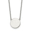 Polished Stainless Steel Cable Chain Necklace 1mm