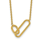 Polished Gold-Tone Stainless Steel Necklace 1.1mm