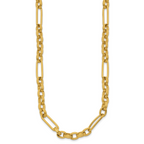 Polished Gold-Tone Stainless Steel Necklace 6.6mm