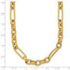 Polished Gold-Tone Stainless Steel Necklace 6.6mm