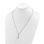 Polished Stainless Steel Ball (Beaded) Chain Pendant Necklace 2mm