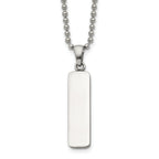 Polished Stainless Steel Ball (Beaded) Chain Pendant Necklace 2mm