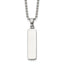 Polished Stainless Steel Ball (Beaded) Chain Pendant Necklace 2mm