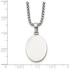 Polished Stainless Steel Box Chain Necklace 2mm