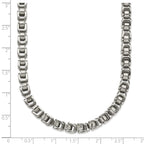 Men's Polished Stainless Steel Open Link Chain Necklace 5mm