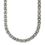 Men's Polished Stainless Steel Open Link Chain Necklace 5mm
