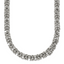 Men's Polished Byzantine Stainless Steel Chain Necklace 6mm