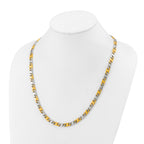 Men's Gold-Tone Polished Infinity Stainless Steel Open Link Chain Necklace 6mm