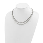 Polished Stainless Steel Necklace 4mm