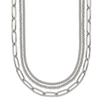 Polished Stainless Steel Necklace 4mm