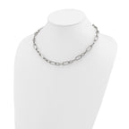 Polished Stainless Steel Necklace 9mm