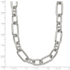 Polished Stainless Steel Necklace 9mm