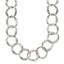 Polished Textured Stainless Steel Necklace 15mm