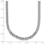Polished Stainless Steel Curb Chain Necklace 1.8mm