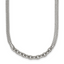 Polished Stainless Steel Curb Chain Necklace 1.8mm