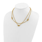 Polished Gold-Tone Stainless Steel Necklace 4mm