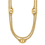 Polished Gold-Tone Stainless Steel Necklace 4mm