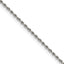 Polished Stainless Steel Rope Chain Necklace 1.5mm