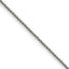 Polished Stainless Steel Curb Chain Necklace 1.5mm