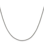 Polished Stainless Steel Box Chain Necklace 1mm