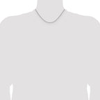 Polished Stainless Steel Box Chain Necklace 1mm