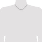 Polished Stainless Steel Box Chain Necklace 1.5mm