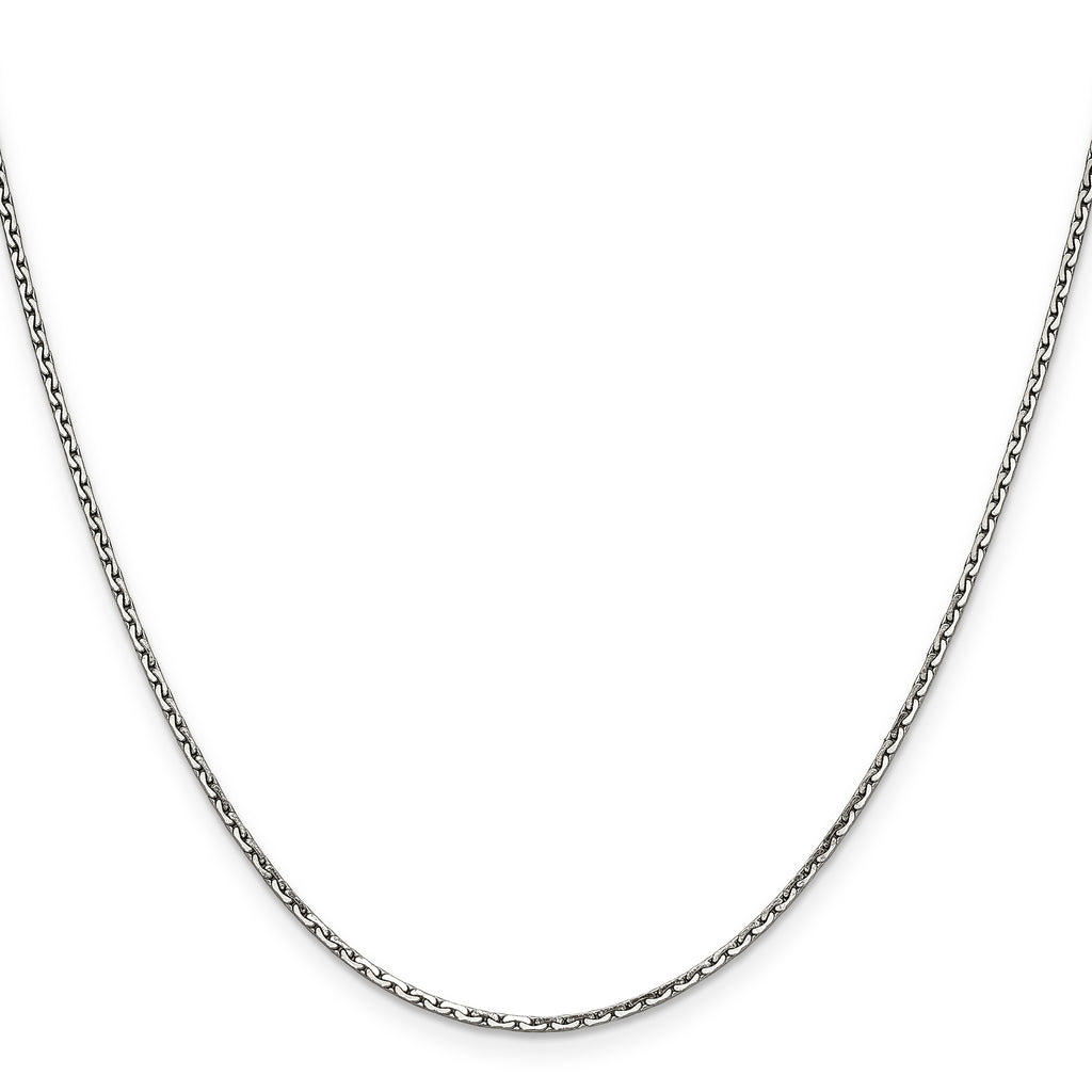 Polished Stainless Steel Necklace 1.5mm