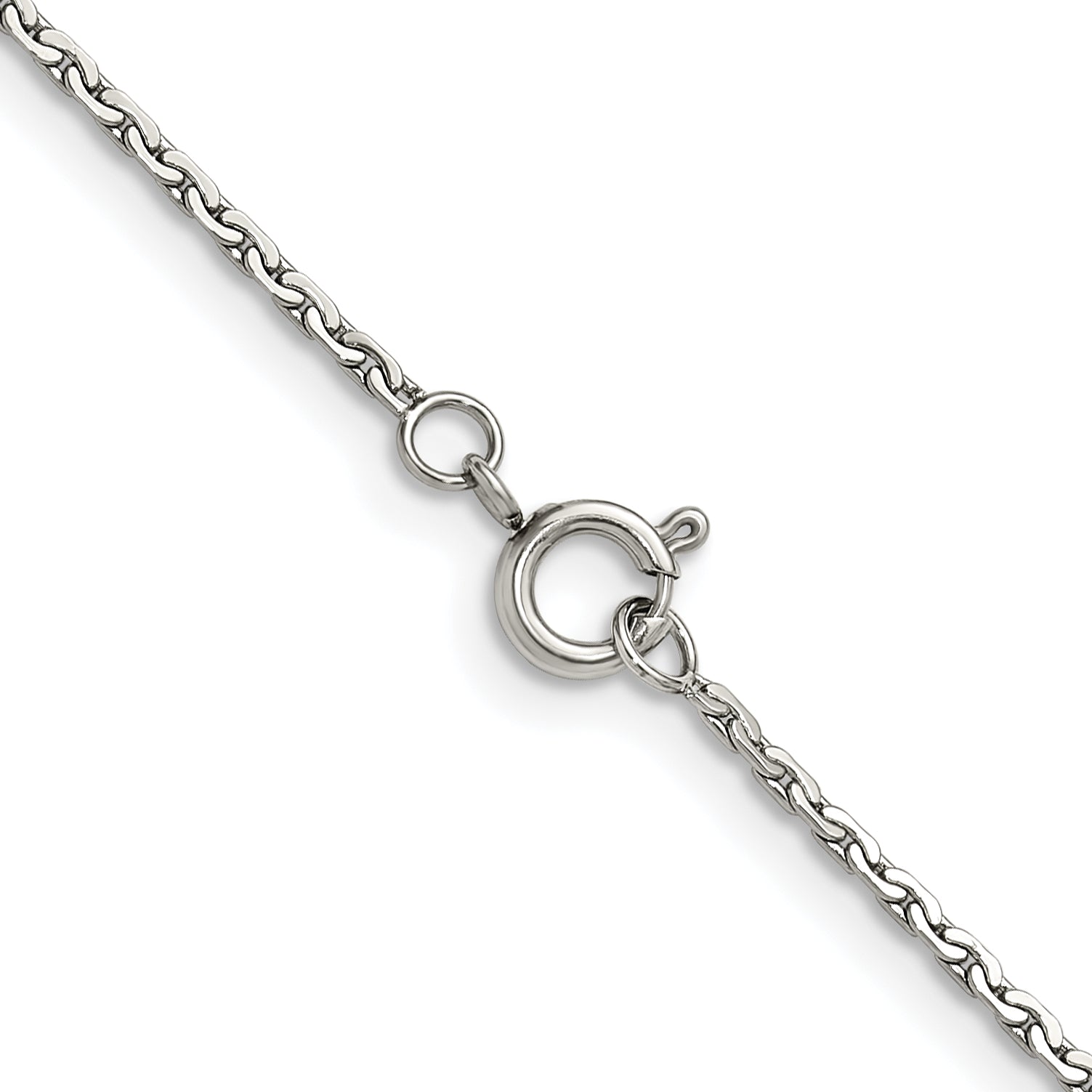 Polished Stainless Steel Necklace 1.5mm