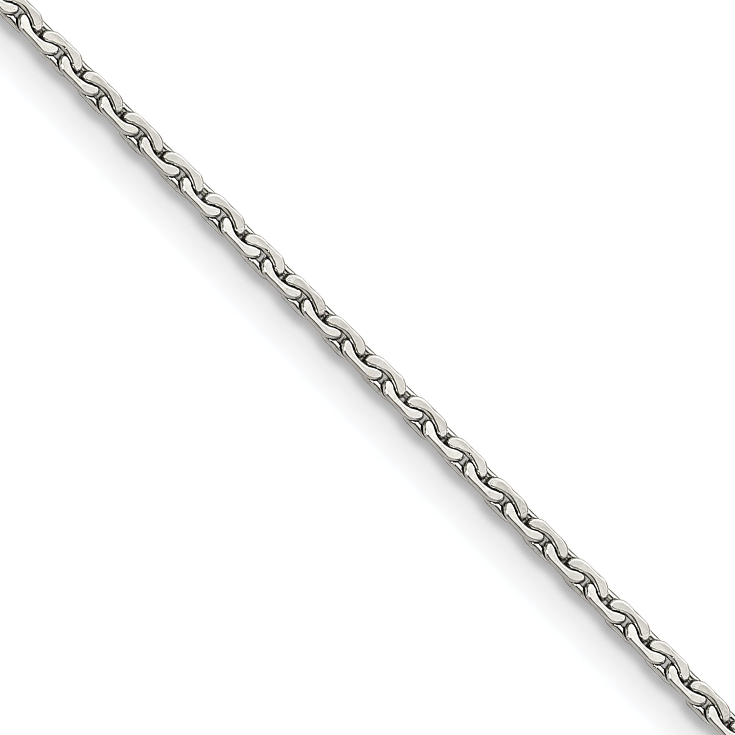 Polished Stainless Steel Necklace 1.5mm Main image
