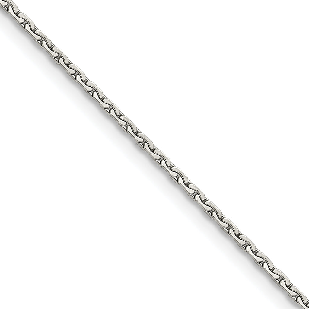 Polished Stainless Steel Necklace 1.5mm