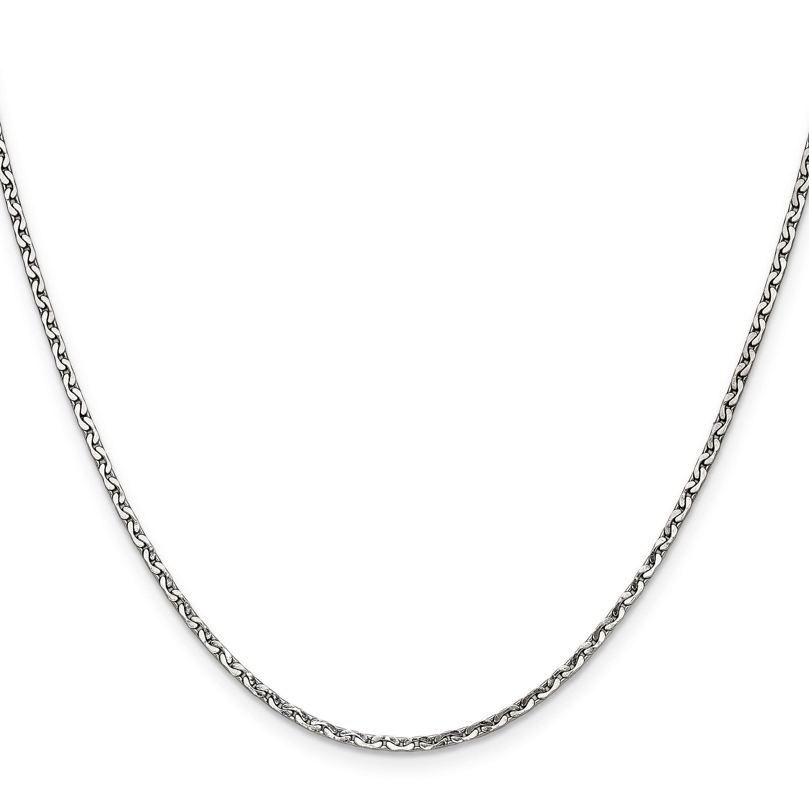 Polished Stainless Steel Necklace 1.7mm Secondary image