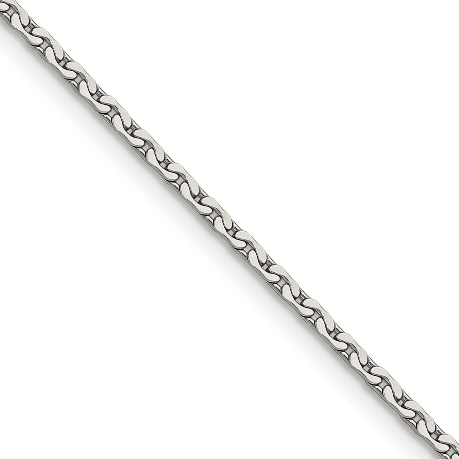 Polished Stainless Steel Necklace 1.7mm