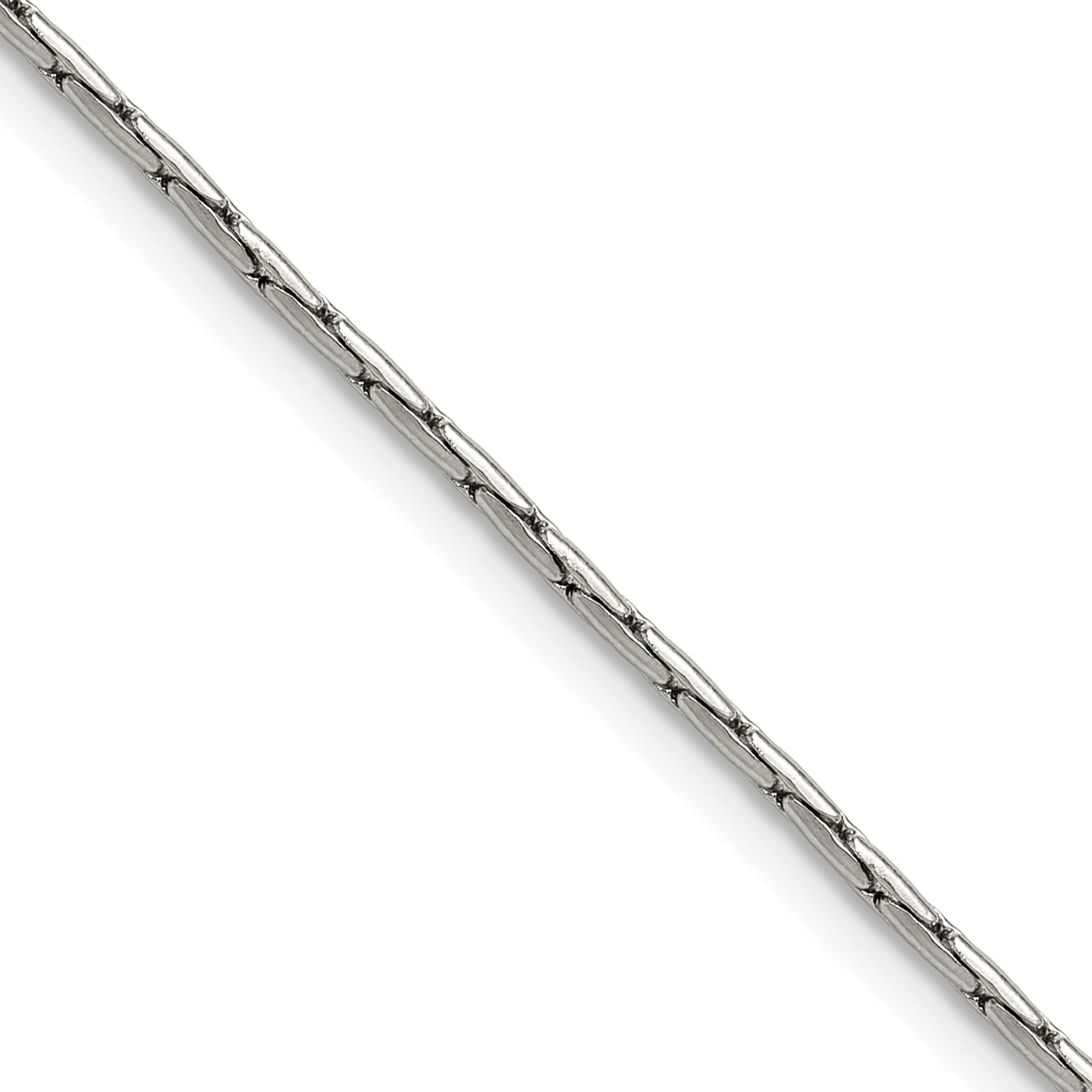 Polished Stainless Steel Box Chain Necklace 1.7mm Main image