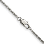 Polished Stainless Steel Necklace 2mm